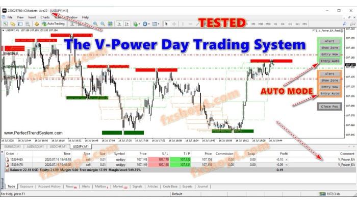 PTS THE V-POWER DAY TRADING SYSTEM EA 