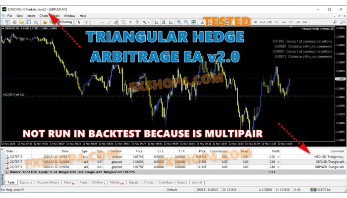 TRIANGULAR HEDGE ARBITRAGE v2.0 TRIANGULAR HEDGE ARBITRAGE v2.0