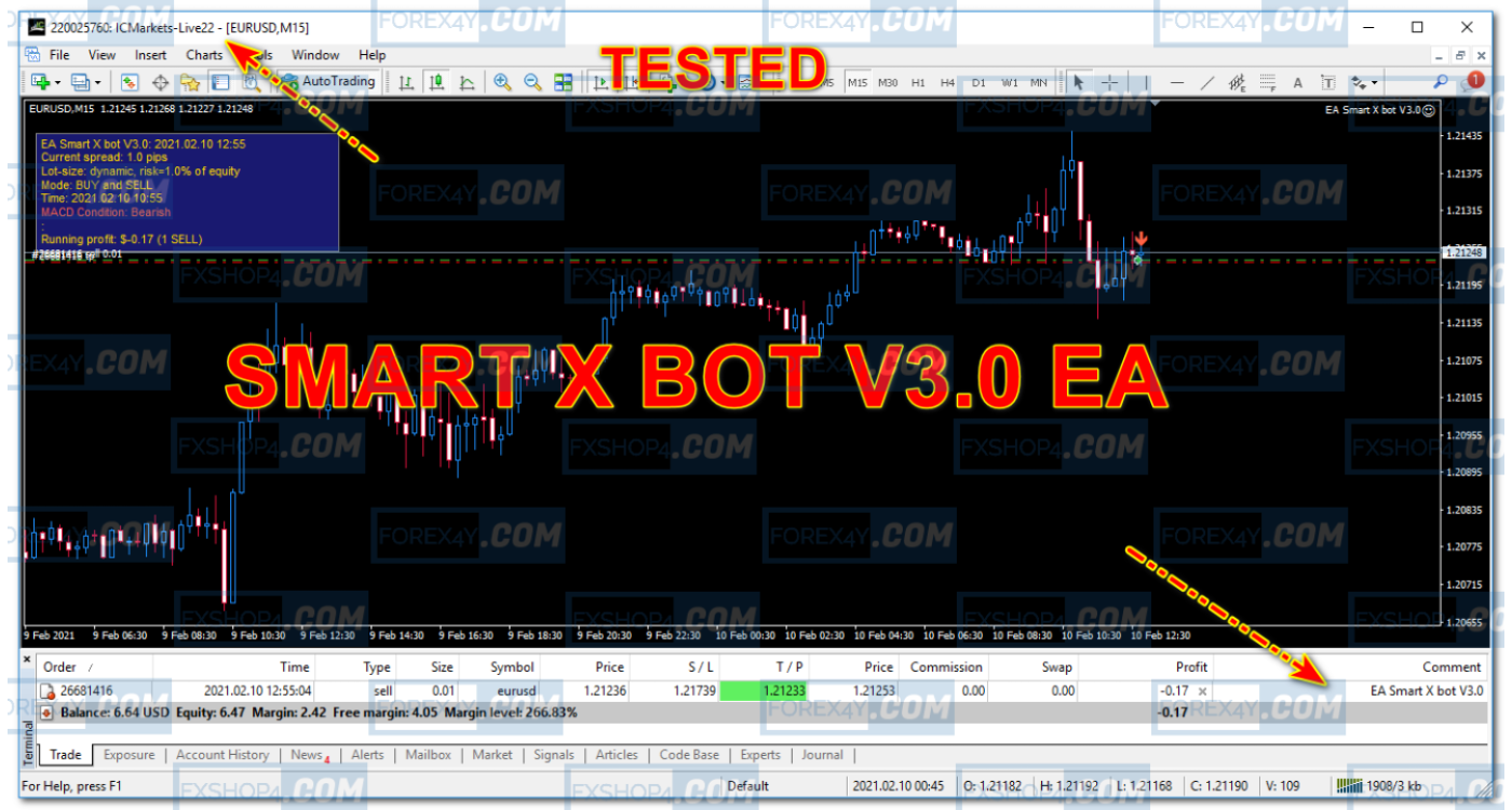 EA SMART X BOT v3.0