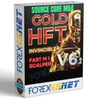 HFT FAST M1 GOLD SCALPER V6.2 (Source Code MQ4)