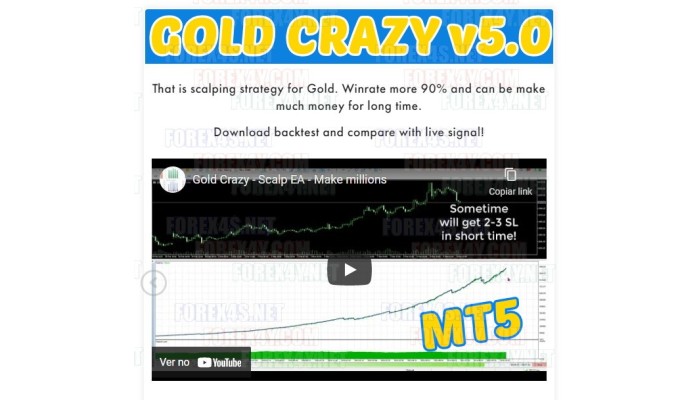 GOLD CRAZY v5.0 MT5
