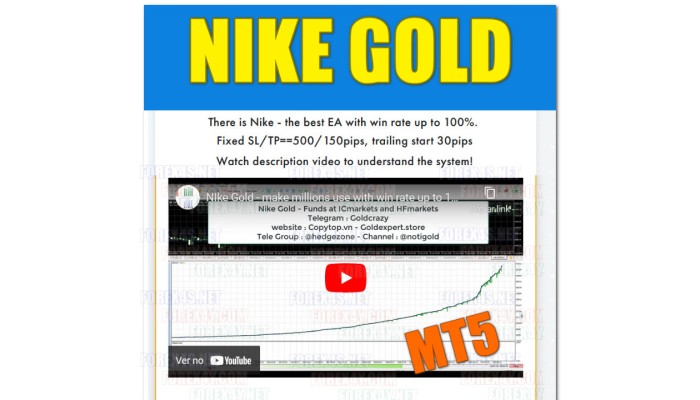 NIKE GOLD v2.20 MT5