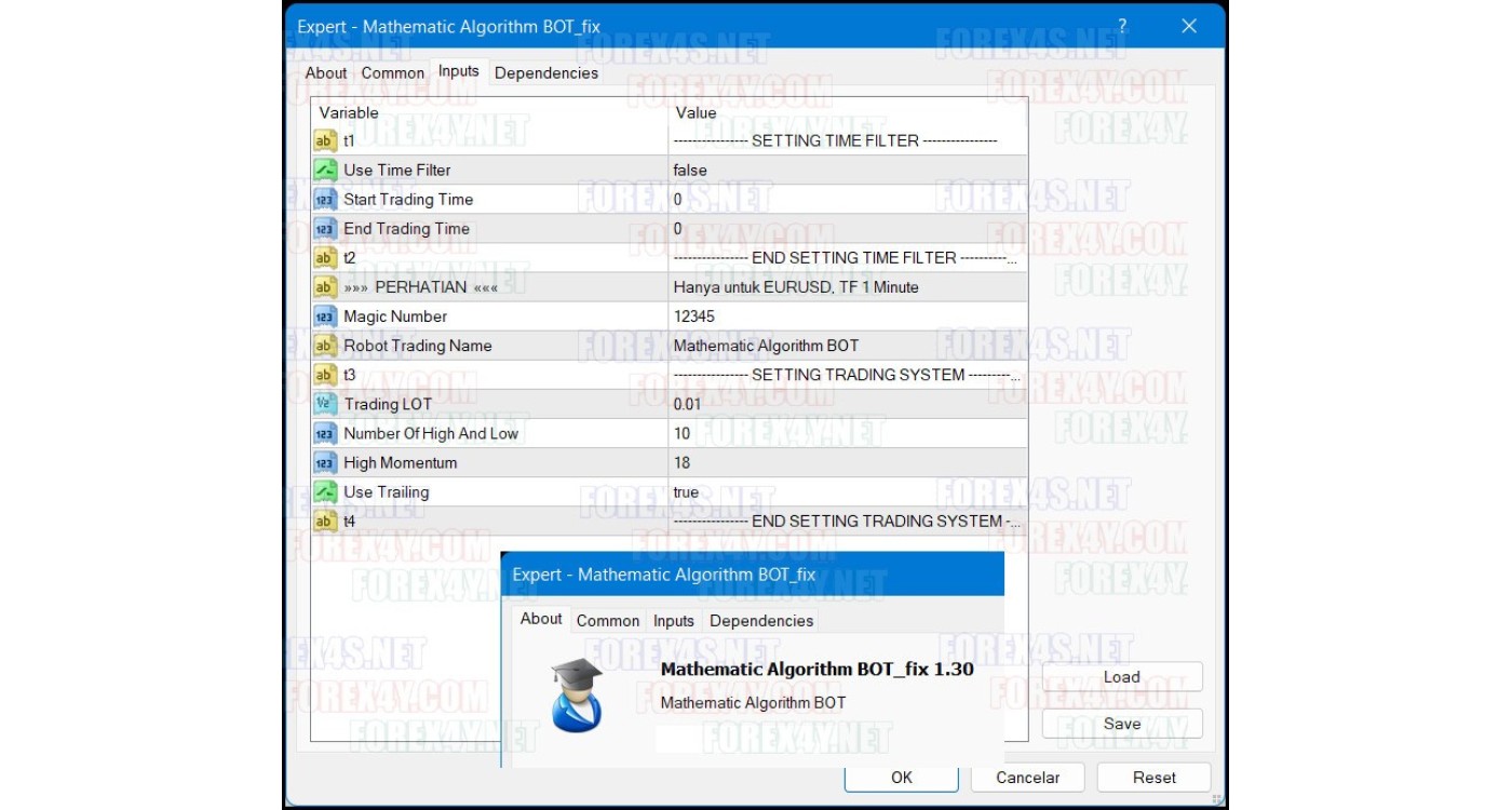 MATHEMATIC ALGORITHM BOT v1.3