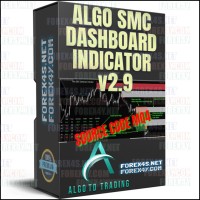 ALGO SMC DASHBOARD INDICATOR v2.9 (Source Code MQ4)