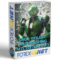 GROK VIOLENT GOLD BRUSHING MT5 Edition v14.3 (XAUUSD M5)